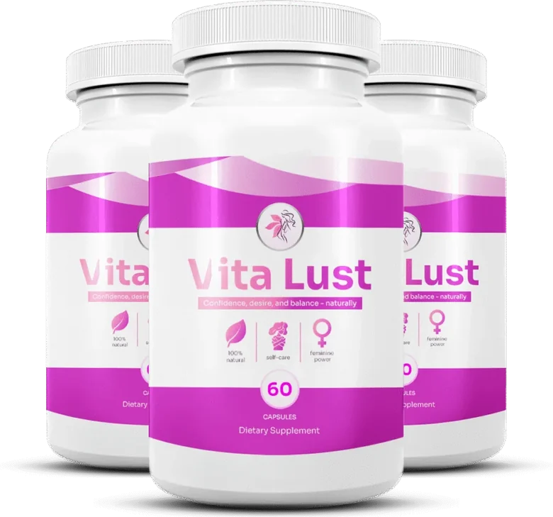 VitaLust women's hormonal balance support three-bottle pack